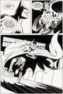 Neal Adams and Dick Giordano Batman: Stacked Cards [Book and Record Set] #PR27 Page 12 Original Art (Peter Pan, 19... | Heritage