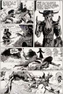 Richard Corben Hot Stuf’ #3 Story Page 8 Original Art (Sal Quartuccio, 1978).... | Heritage