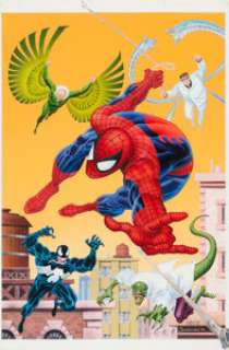 Mike Zeck and Phil Zimelman Ultimate Spider-Man Cover Painting Original Art (Marvel/Boulevard, 1994)....