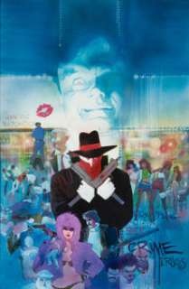 Bill Sienkiewicz The Shadow #6 Cover Painting Original Art (DC, 1988)....