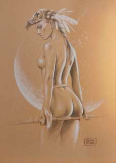 Giuseppe de Luca | Pin Up - G. De Luca - original artwork - Exemplaire unique | Catawiki