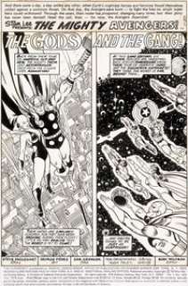 George Pérez and Sam Grainger Avengers #149 Story Page 1 Original Art (Marvel, 1976)....