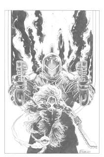 Tomás Giorello | X-O Manowar #23 cover (pre-order variant) | Sonicdan