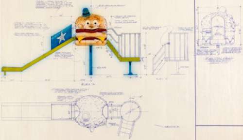 McDonald’s Playland Officer Big Mac Slide Design Drawings Original Art Group of 4 (McDonald’s/Setmakers, 1982-84).... (Total: 4 Original Art) | Heritage