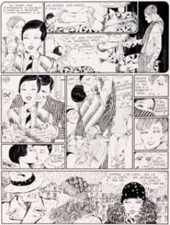 Guido Crepax - Histoire d‘O Planche 74 (Livre Essor, 1975). Guido Crepax Histoire d‘O Page 74 (Livre Essor, 1975).