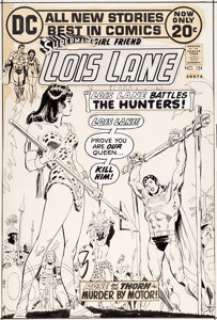  - Bob Oksner Superman‘s Girl Friend Lois Lane #124 Cover Original Art (DC, 1972)....