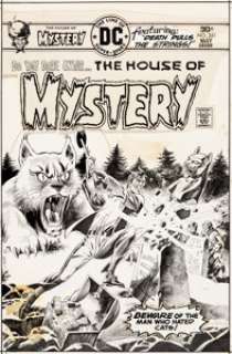  - Ricardo Villagran The House of Mystery #241 Cover Original Art (DC, 1976)....