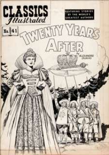  - Henry C. Kiefer Classics Illustrated #41 Twenty Years After Cover Original Art (Gilberton, 1949)....