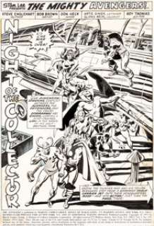  - Bob Brown and Don Heck The Avengers #119 Splash Page 1 Loki Original Art (Marvel, 1974)....