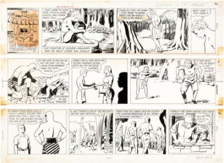  - Wilson McCoy The Phantom Sunday Comic Strip Original Art dated 7-26-59 (King Features Syndicate, 1959).... (Total: 3 Items)