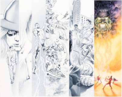 Alex Ross and Doug Klauba Project Superpowers: Chapter Two #11 "Origin Captain Future Zeus -