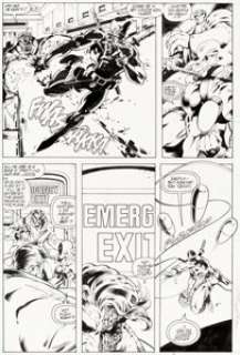Joe Madureira and Mark Farmer Deadpool: The Circle Chase #2 Story Page 24 Original Art (Marvel, 1993). On -