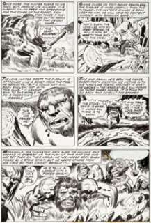 Jack Kirby and Mike Royer 2001: A Space Odyssey #1 Story Page 7 Original Art (Marvel, 1976). Inspired by the - | Heritage