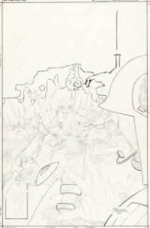 Mike Mignola Strikeforce: Morituri #21 Preliminary Cover Original Art (Marvel, 1988). According to Kevin -