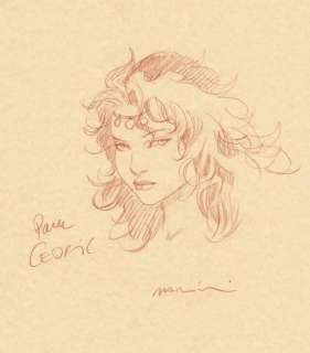 Marini. Dessin original dédicacé | BDEnchères