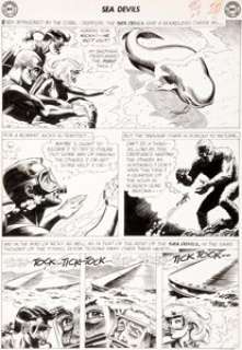 Russ Heath - Sea Devils #9 Story Page 17 Original Art (DC, 1963).
