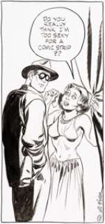 Will Eisner | Spirit Book #3 Spot Illustration Original Art (c. 1970s). | Heritage