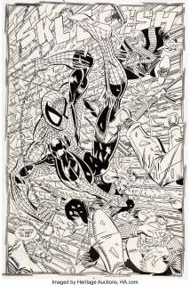 Erik Larsen And Mike Machlan | The Amazing Spider-Man #330 Splash Page 6 Original Art (Marvel, 1990). | Heritage