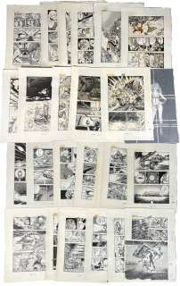 Buichi Terasawa Hand-Drawn Manuscript "Cobra" 49 Pages In Total