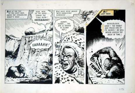 BRADBURY, ERIC - MYTEK THE MIGHTY Planche originale à l‘encre de chine, issue