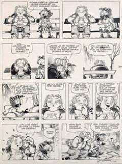 Hislaire | BIDOUILLE ET VIOLETTE Planche originale n° 3 issue du tome 1 de | Cornette de St Cyr