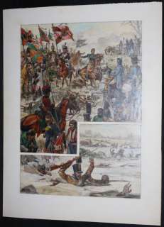 Jose Luis Salinas - Napoleon Battle in the Snow Painted Art - 1979 Signed