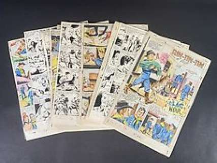 Marcello, Rafael Carlo - Marcello, Rafael Carlo - 16x original pages - complete story "Rintintin" - (1960)