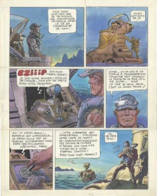 Jean-Claude Mézières | Retour à la nature, Planche 2 | Galerie 9ème Art