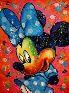Fernando Estada (Xxi) | Minnie Mouse - Acrylic Artwork - 60 x 80 cm | Catawiki