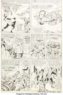 Kirby, Jack | Jack Kirby and Chic Stone Fantastic Four #28 Story Page 12 Original Art (Marvel, 1964).... | Heritage