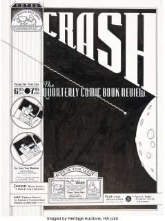 Ware, Chris | Chris Ware Crash: The Quarterly Comic Book Review #3 Cover Original Art (c. 1994-95).... | Heritage