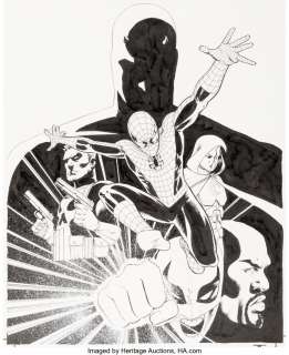 Cassaday, John - John Cassaday Shadowland #1 Cover Original Art (Marvel, 2010)....