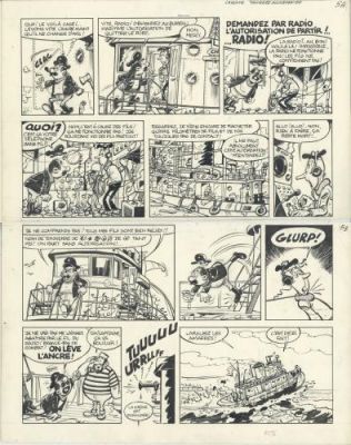 Francis | Capitaine Lahuche, tome 1, planche 5 | Galerie 9ème Art