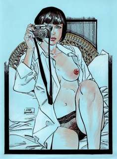 Luca Raimondo | L. Raimondo - illustrazione originale "Valentina" - Page volante - Exemplaire unique - (2023) | Catawiki