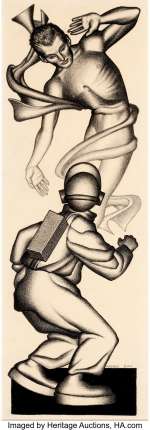 Bok, Hannes | Hannes Bok - Science Fiction Illustration Original Art (c. 1940’s). ... | Heritage