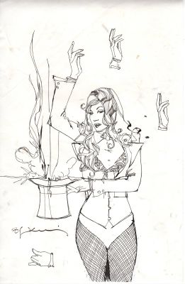 Trinity #13 preliminary art by Bill Sienkiewicz | DiTullio Art Collective