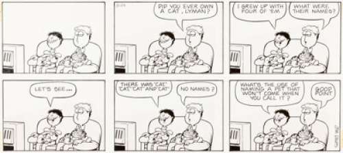 Davis, Jim | Jim Davis Garfield Sunday Comic Strip Original Art dated 8-24-80 (United Feature Syndicate, 1980).... | Heritage