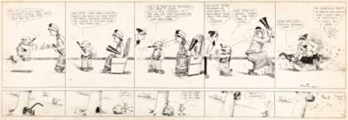 Herriman, George - George Herriman The Dingbat Family / Family Upstairs / Krazy Kat Daily Comic Strip Original Art (King Features Syn...