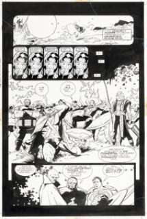 Mignola, Mike - Mike Mignola and Carlos Garzon Cosmic Odyssey #1 Story Page 41 Original Art (DC, 1988)....