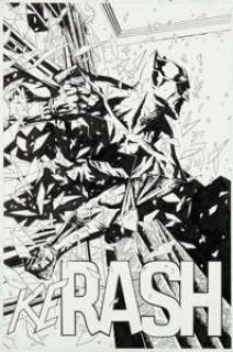 Bermejo, Lee - Lee Bermejo and others Batman / Deathblow: After the Fire #2 Splash Page 40 Original Art (DC, 2002)....