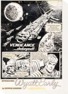 Carrillo, Fred - Fred Carrillo Astral Frontier #1 Unpublished Complete 14-Page Story "Vengeance Delayed" Original Art (Whitman, 198... (Total: 14 Original Art)
