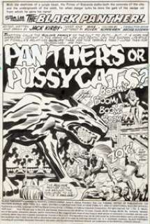 Kirby, Jack | Jack Kirby and Mike Royer Black Panther #8 Splash Page 1 Original Art (Marvel, 1978).... | Heritage