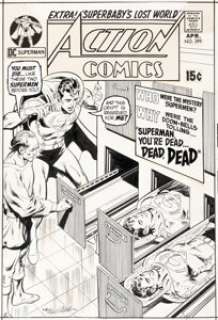 Adams, Neal | Neal Adams and Dick Giordano Action Comics #399 Cover Superman Original Art (DC, 1971).... | Heritage