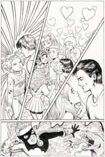 Doran, Colleen - Colleen Doran and Terry Austin Power Pack #2 Cover Original Art (Marvel, 2000)....