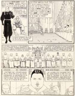 Giraud (Moebius), Jean - Jean Giraud (Moebius) Major Fatal, The Airtight Garage of Jerry Cornelius Story Page 92 Original Art (Métal Hurlan...