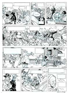 Lot 53 - LA FILLE DE L‘EXPO UNIVERSELLE, Etienne Willem, tome 2, 2019, planche…