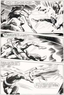 Gene Colan and Mike Esposito (as Mickey Demeo) - Marvel Super-Heroes #18 Guardians of the Galaxy Story Page 20 Origi...