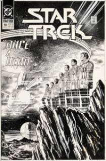Jerome Moore - Star Trek #19 Cover Original Art (DC, 1991)....