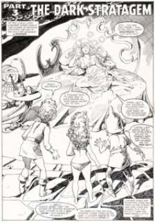 John Buscema and Marie Severin - Epic Illustrated #12 "Weirdworld" Splash Page 1 Original Art (Marvel, 1982)....