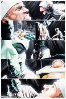 Doug Braithwaite and Alex Ross Justice #3 Story Page 13 Original Art (DC, 2006).